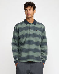 KSL Long Sleeve Polo - Balsam Green