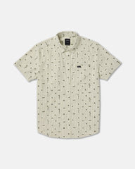 That'll Do Seersucker Shirt - Ranger Green