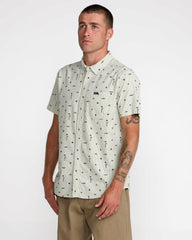 That'll Do Seersucker Shirt - Ranger Green