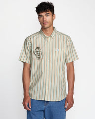 Jacobs Archive Stripe Short Sleeve Shirt - Multi Stripe