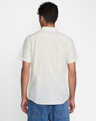 Exotica Seersucker Short Sleeve Shirt - White