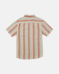 Alvarado Stripe Short Sleeve Shirt - Ceramic