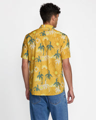 Sunsets Short Sleeve Shirt - Saffron