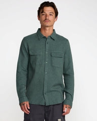Dayshift Flannel - Balsam Green
