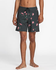 Down Right Boardshort 17" - Pirate Black
