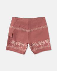 Exotica 17" Boardshorts - Burnt Red