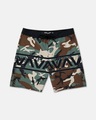 VA Boardshort Print - Camo Band