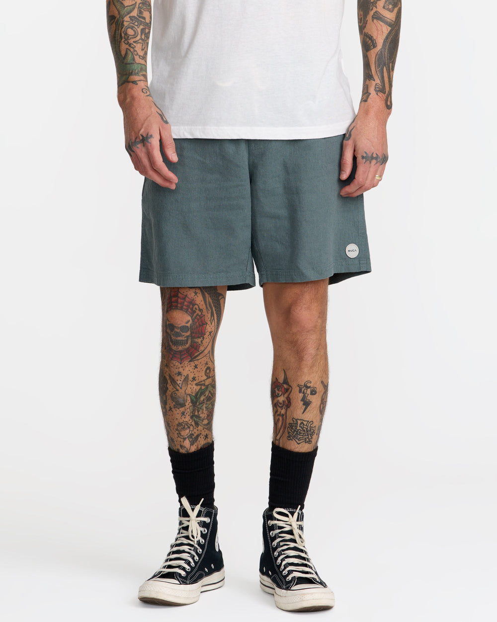 Sands Elastic 17" Shorts - Balsam Green