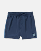 Crest Elastic 17" Shorts - Moody Blue