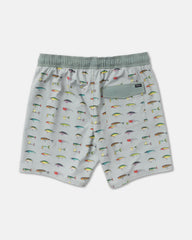 Kaleb VA Elastic Shorts - Light Olive