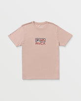 MNT RVCA Short Sleeve Tee - Pale Mauve