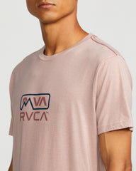 MNT RVCA Short Sleeve Tee - Pale Mauve