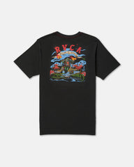 Welcome To RVCA Short Sleeve Tee - Pirate Black