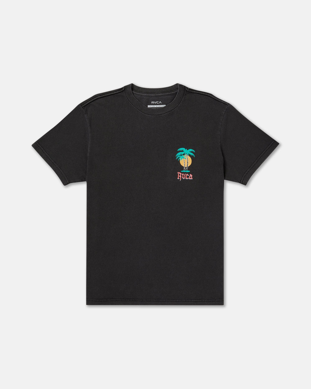 Frond Mural Short Sleeve Tee - Black