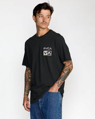 Glitch Short Sleeve Tee - Pirate Black