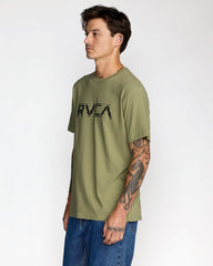 Big RVCA Glitch Short Sleeve Tee - Ranger Green