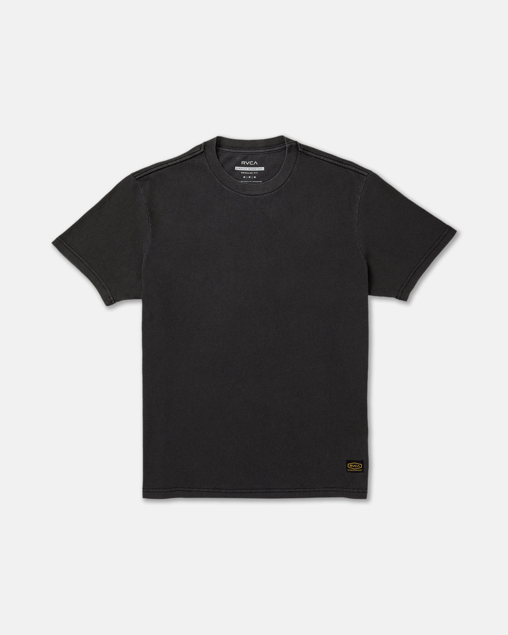 Midweight Label Short Sleeve Tee - Black