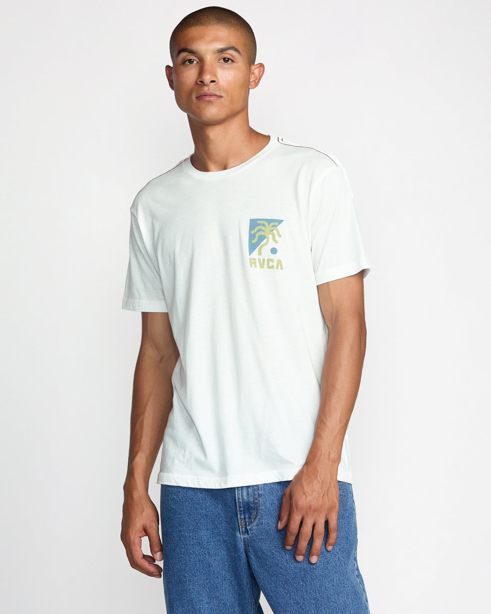 Nate Harbor Short Sleeve Tee - Antique White