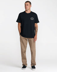 Hex Filigre Short Sleeve Tee - Black
