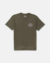 Hex Filigre Short Sleeve Tee - Fatigue