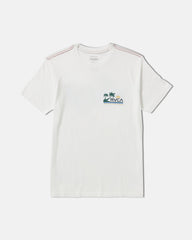 Palm Trail Short Sleeve Tee - Antique White