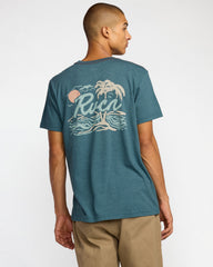 Currents Short Sleeve Tee - Duck Blue