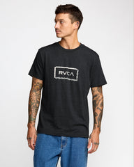 Bonded Short Sleeve Tee - Black