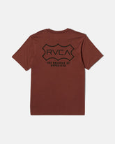 Genuine RVCA Short Sleeve Tee - Red Earth