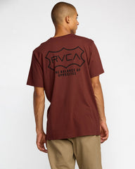 Genuine RVCA Short Sleeve Tee - Red Earth