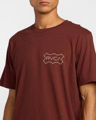 Genuine RVCA Short Sleeve Tee - Red Earth