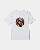 Motors Short Sleeve Tee - White Floral Leopard