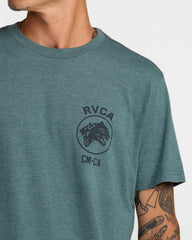 Sky Cat Short Sleeve Tee - Balsam Green