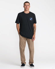 Balance Palms Tee - Pirate Black