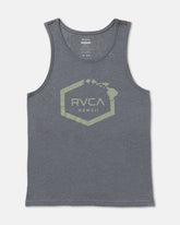 Island Hex Tank Top - Smoke