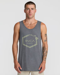 Island Hex Tank Top - Smoke