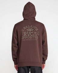 Palm Serif Hoodie - Mocha