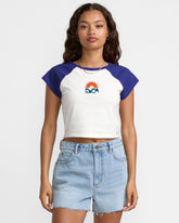 Baby Raglan Tee - Midnight