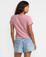 That Balance Baby Tee - Amethyst Smoke