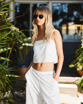 Lucy Tank - Vintage White