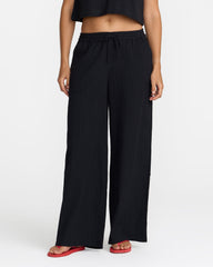 New Yume Wide Leg Pants - RVCA Black