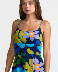 Anya Midi Dress - Blue Hawaii