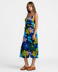 Anya Midi Dress - Blue Hawaii