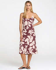 Lets Dance Slip Dress - Terra Brown