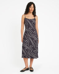 Let's Dance Slip Dress - Washed Black