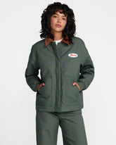 Clover Quilted Jacket - Wintermoss