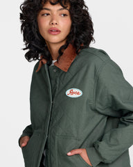 Clover Quilted Jacket - Wintermoss