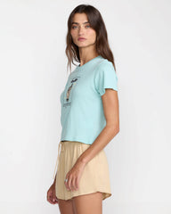 Keep Growing 411 Tee - Aqua Haze