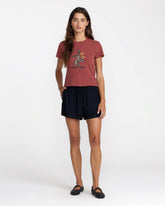 Don't Care 411 Tee - Madder Brown