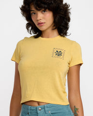 411 Tee - Pale Yellow