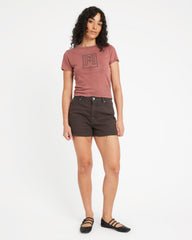 411 Tee - Mahogany